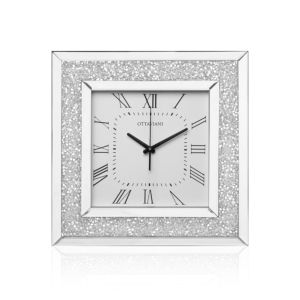 OTTAVIANI Orologio da parete con cristalli cm 50x50 | Prestige Store