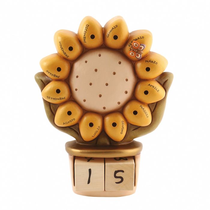 THUN-Calendario perpetuo da Parete in Ceramica Country con Coccinella  Portafortuna - Casalinda