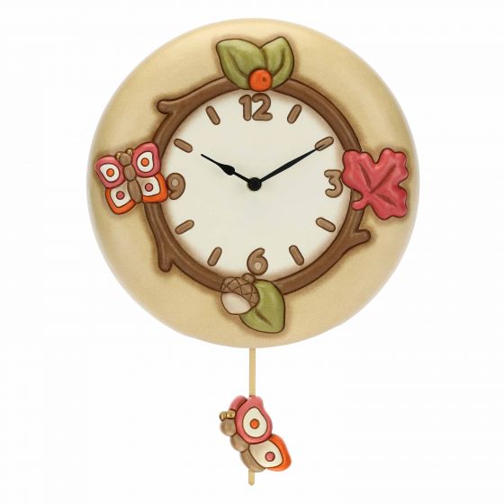 THUN Orologio da muro con pendolo Hello Autumn