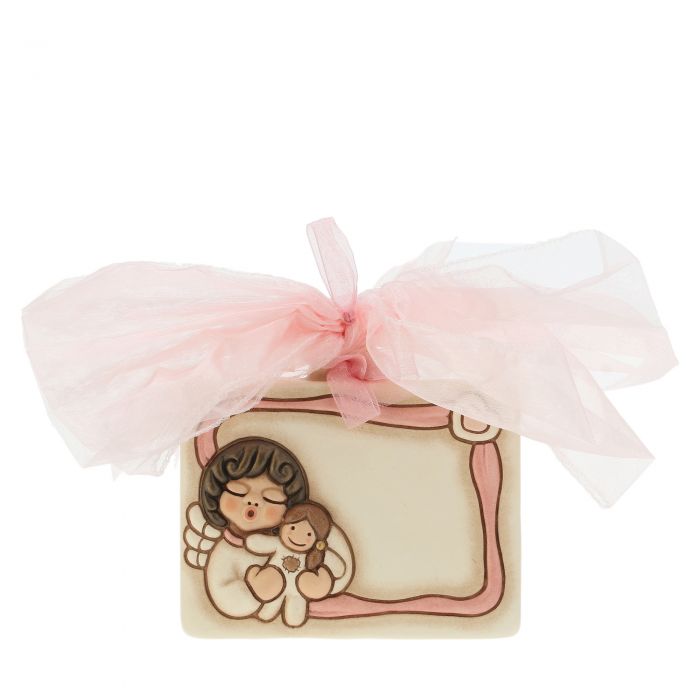 Thun Coccarda Nascita In Ceramica Angel Girl Personalizzabile Prestige Store