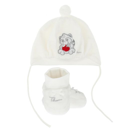 THUN Cappello e scarpine bianche THUN \u0026 OVS in cotone biologico Procione  Pepito | Prestige Store