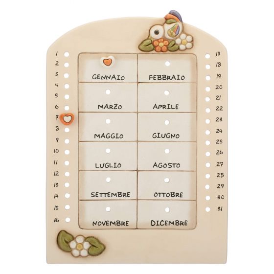 Thun Calendario perpetuo da parete in ceramica Prestige - C2869H90