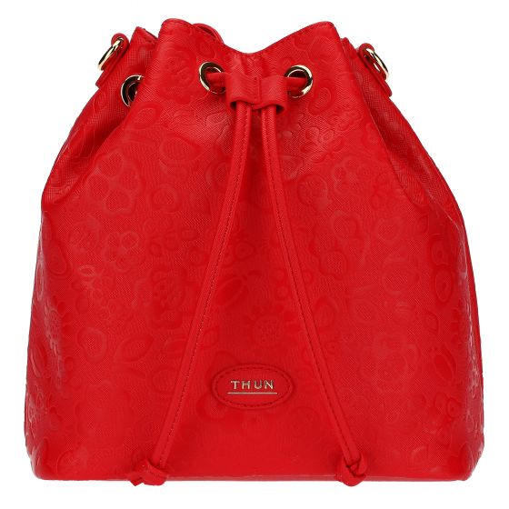 THUN Borsa rossa a secchiello Prestige