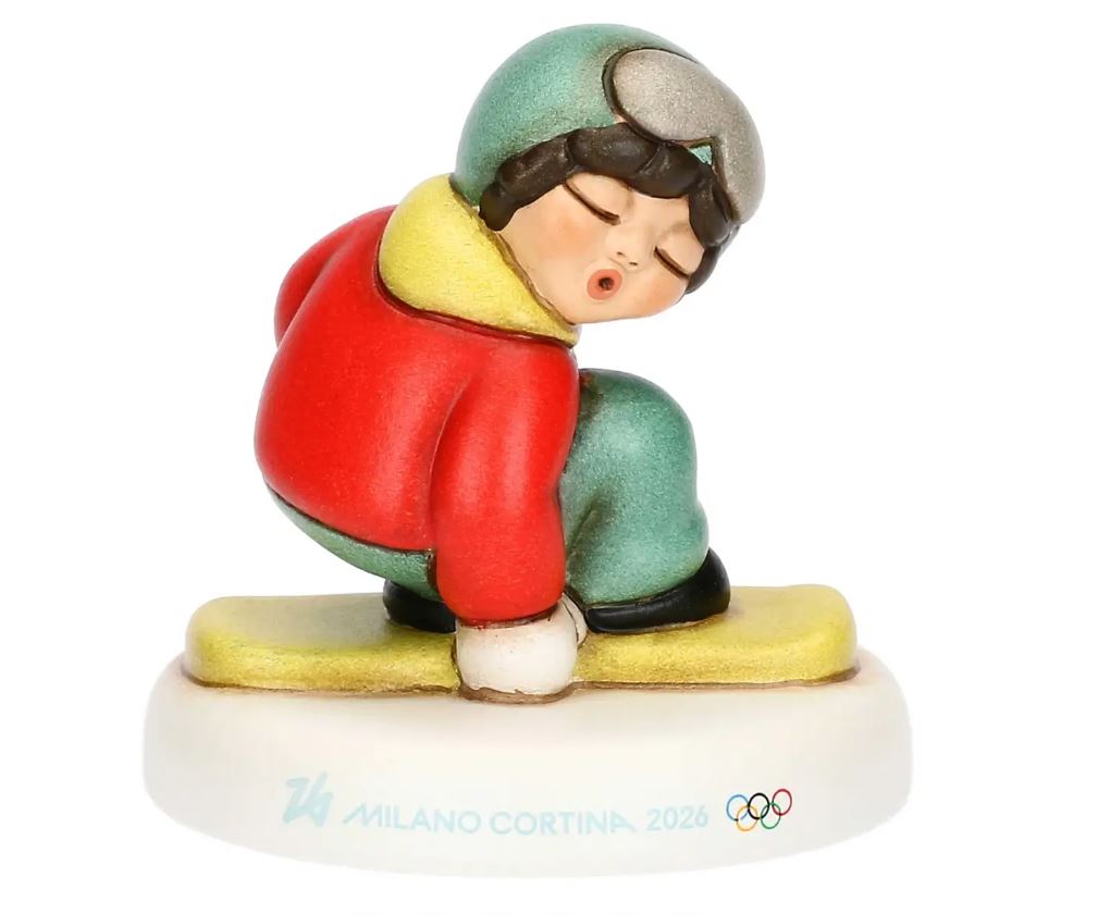 Thun Tina La Leggiadra: Statuetta In Ceramica 6.5 Cm, Bomboniera Battesimo O Nascita